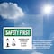 Signmission Shower And Eyewash Do Not Block With Symbol, 14 in W x Rectangle, Plastic OS-2PACK-SF-P-1014-L-10976 - alternate 2